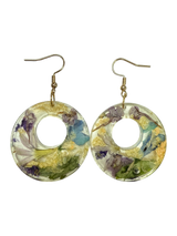 Ephemeral Bloom Drop Resin Earringss