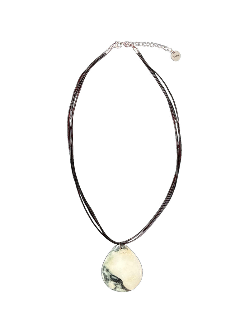 Striking Mexican Jasper Triangle Pendant | Earthy Elegance & Grounding Energy