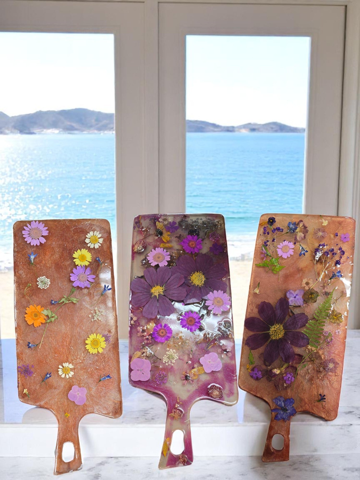 Everlasting Bloom Serving Boards