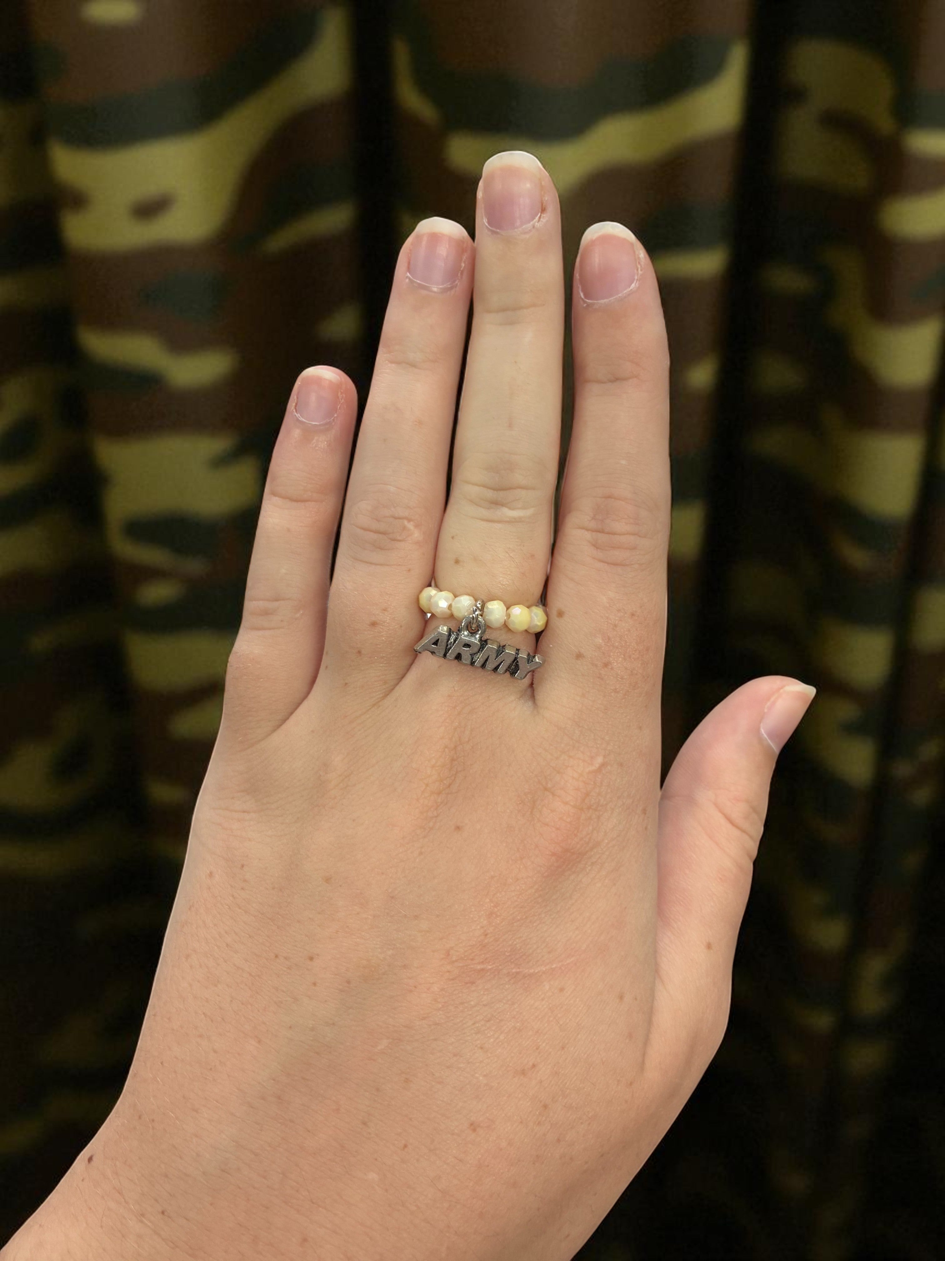 Beaded Stretch Rings with Charms: Handmade Jewelry for Every Style