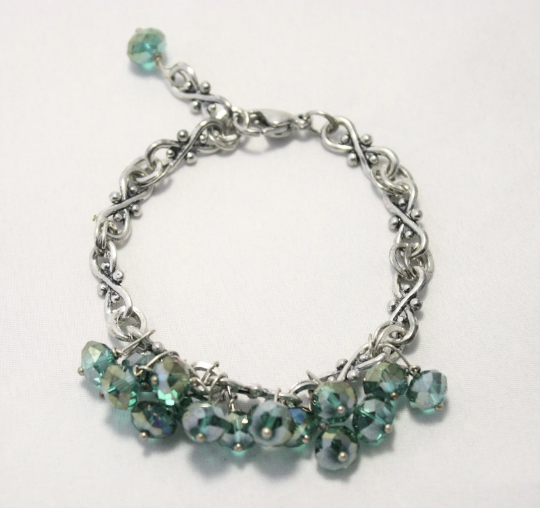 Crystal Cluster Bracelet