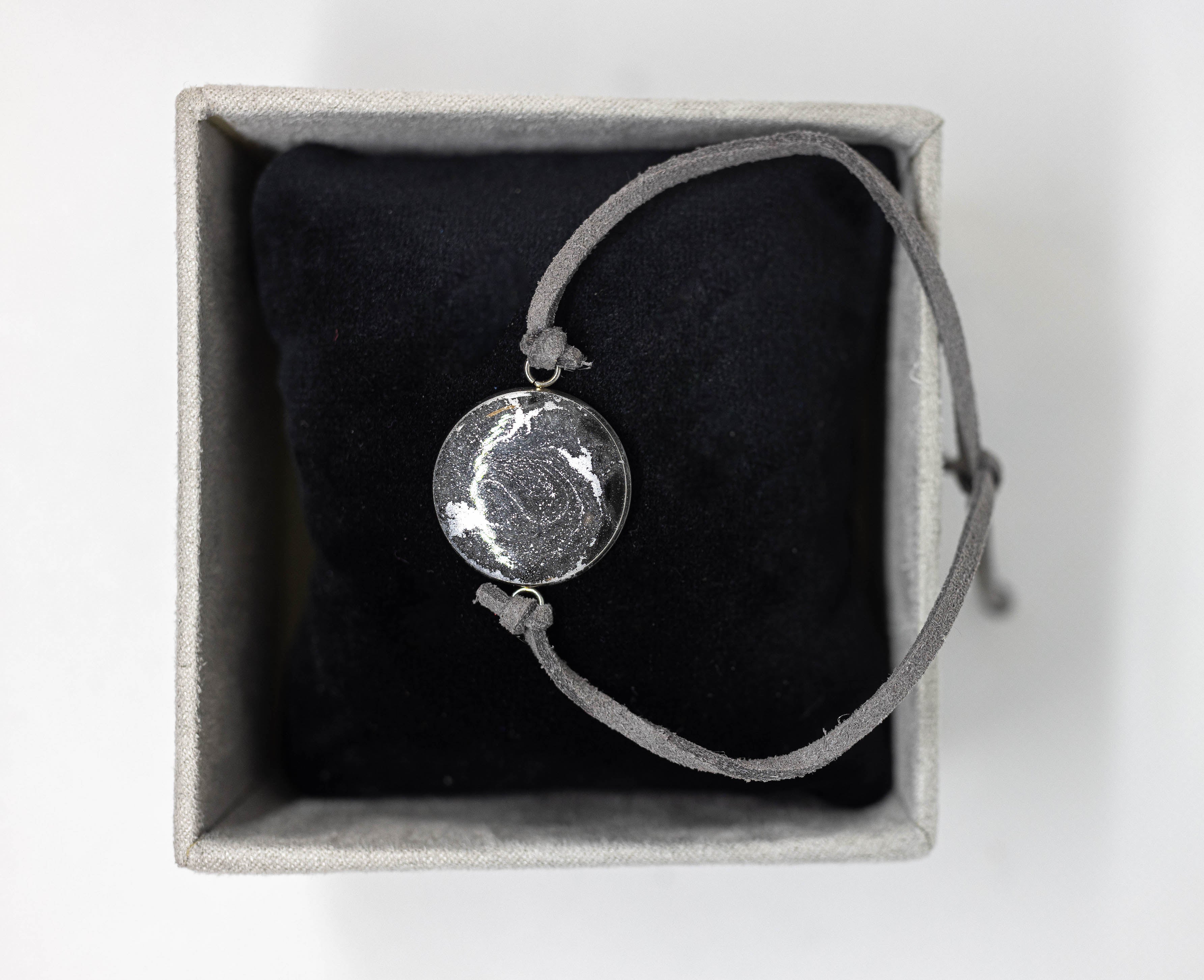 Go Gray Unisex Cancer Awareness Suede Adjustable Bracelet