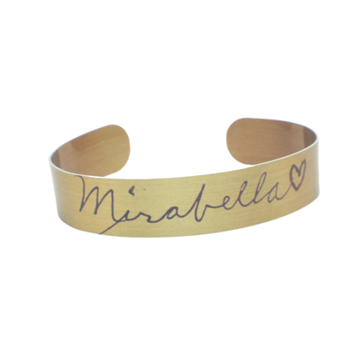 Personalized Handwriting Signature Bracelet