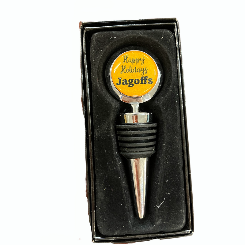 Pittsburgh Happy Holidays Jagoff Wine Bottle Stopper