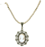 Personalized Victorian Pearl Necklace