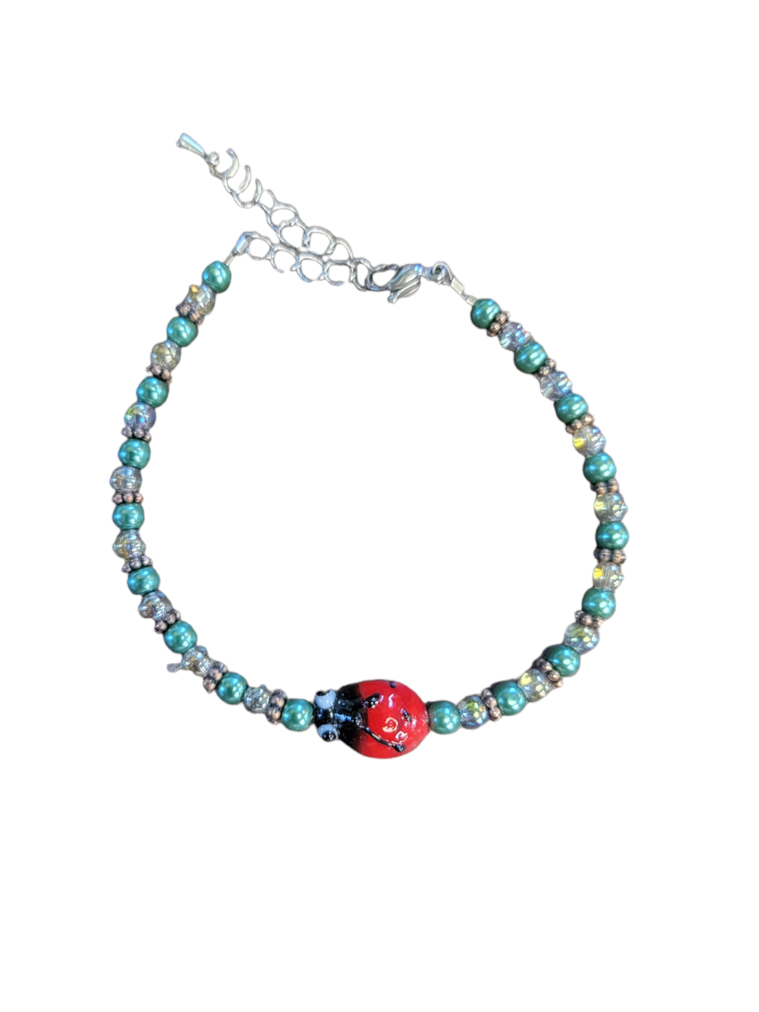Ladybug Bracelet - Adjustable for Kids and Adults