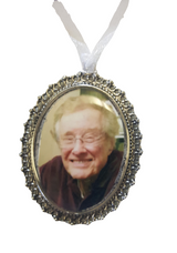 Memorial Sympathy Memories From Heaven Loved One Ornament with Custom Image