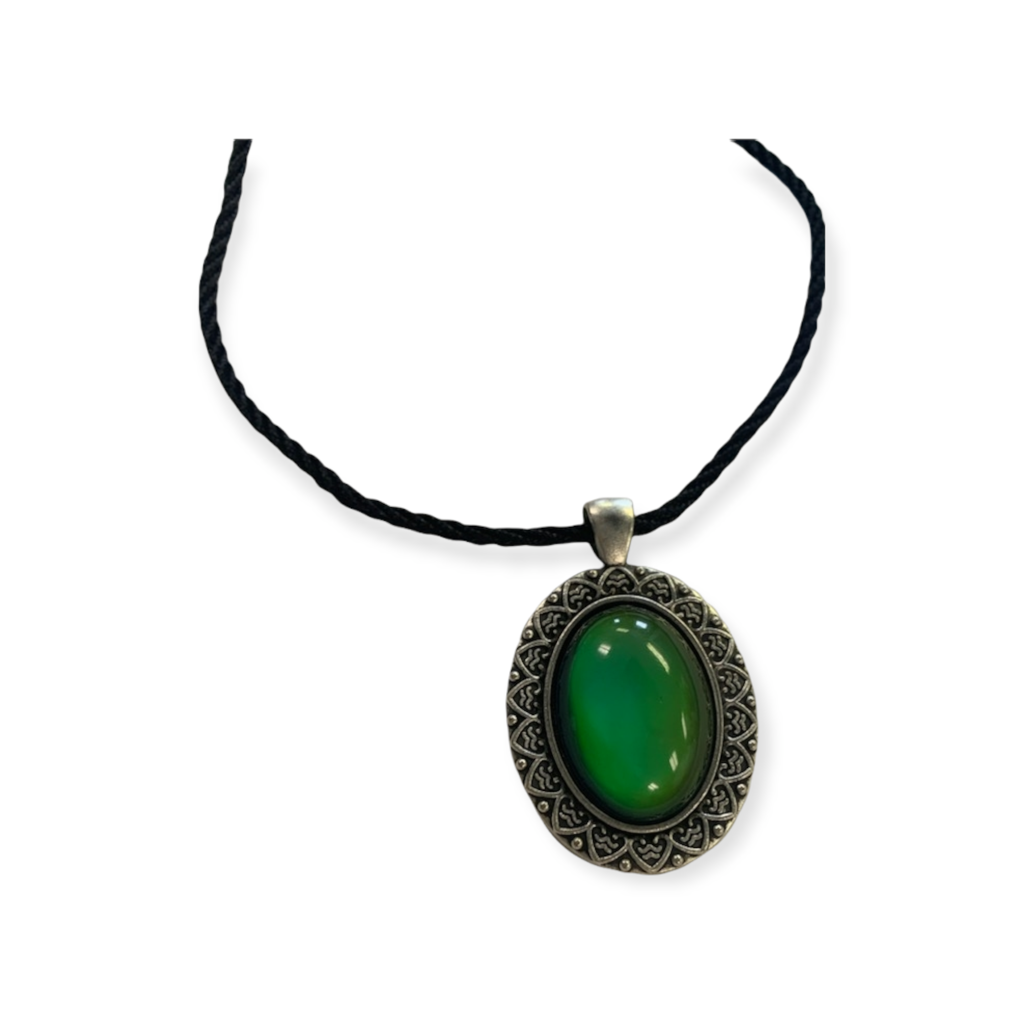 70's Bohemian Hippy Mood Bead Necklace | Color Changing | Conversation Starter