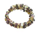 Chakra Minimal Gemstone Stack Bracelets