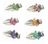 Colorful Peacock Metal Hair claw Hairclips Hair Accessories