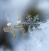 Winter Earrings | Let it Snow Earrings | A Charming Way to Celebrate the Winter Season