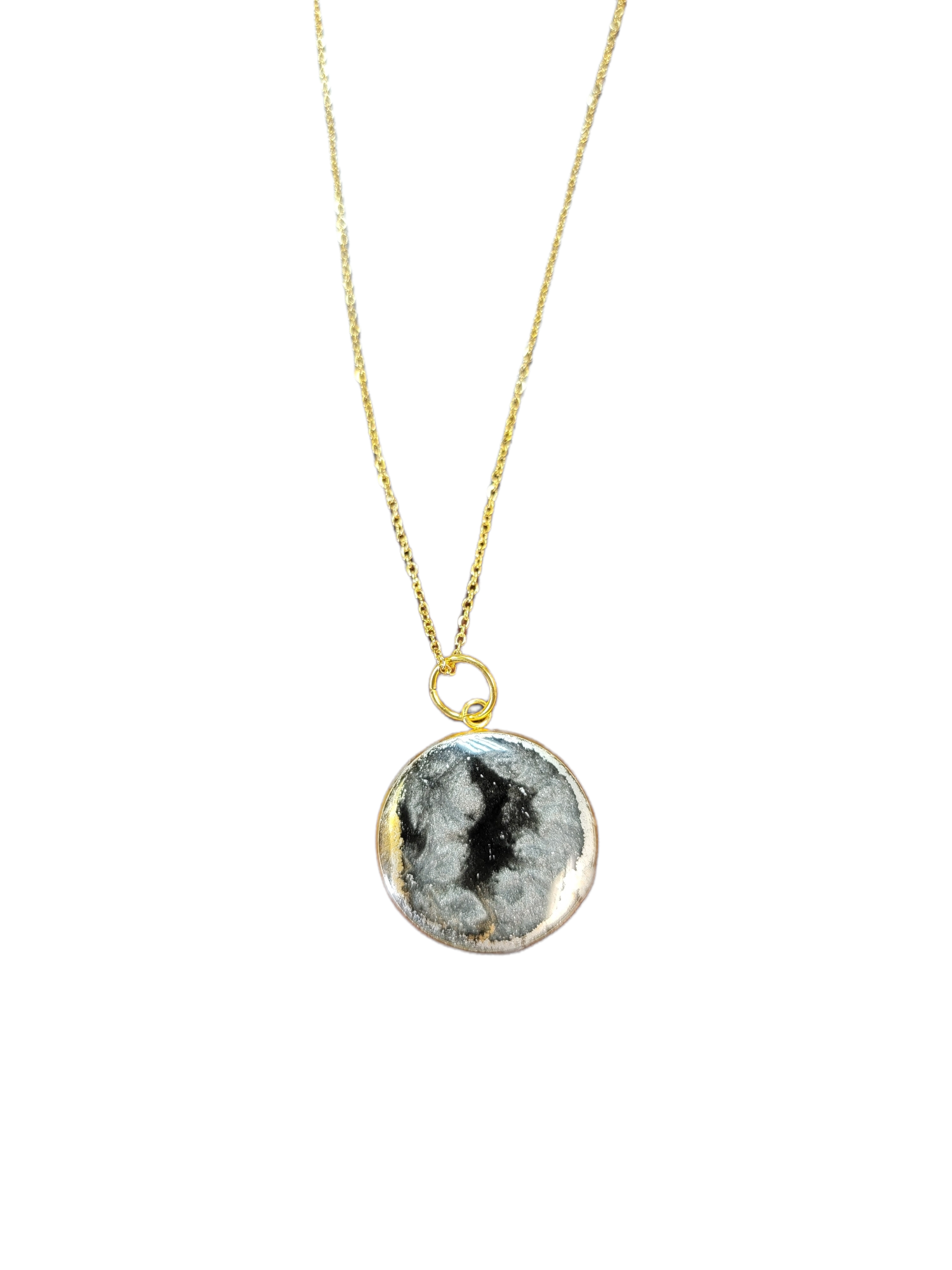 Go Gray Gold Cancer Awareness Necklace
