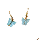 Pastel Butterfly Charm Earrings | A Sweet and Charming Way to Add a Touch of Nature to Your Outfit