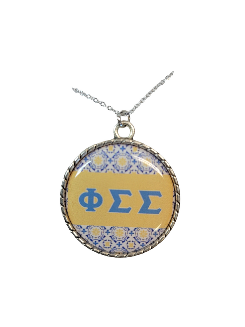 Phi Sigma Sigma Earrings and Necklace | A Perfect Gift for Sorority Girls