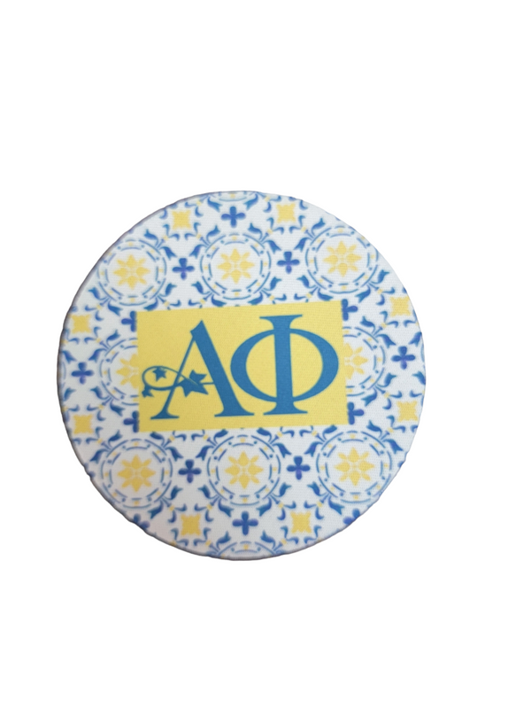 Alpha Phi Neoprene Coasters | Protect Your Surfaces and Show Your Sorority Pride