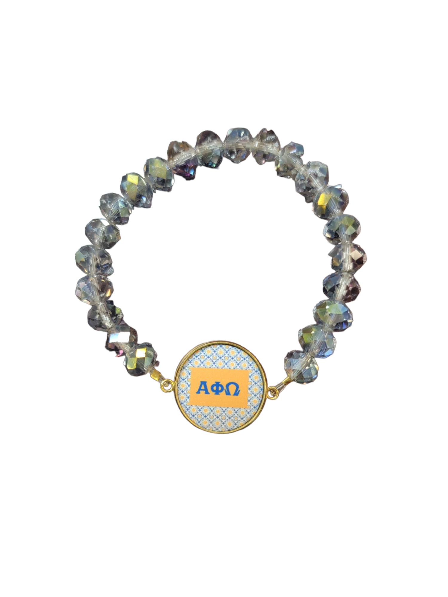 Crystal Alpha Phi Omega Bracelet | A Perfect Gift for APO Fraternity Girls