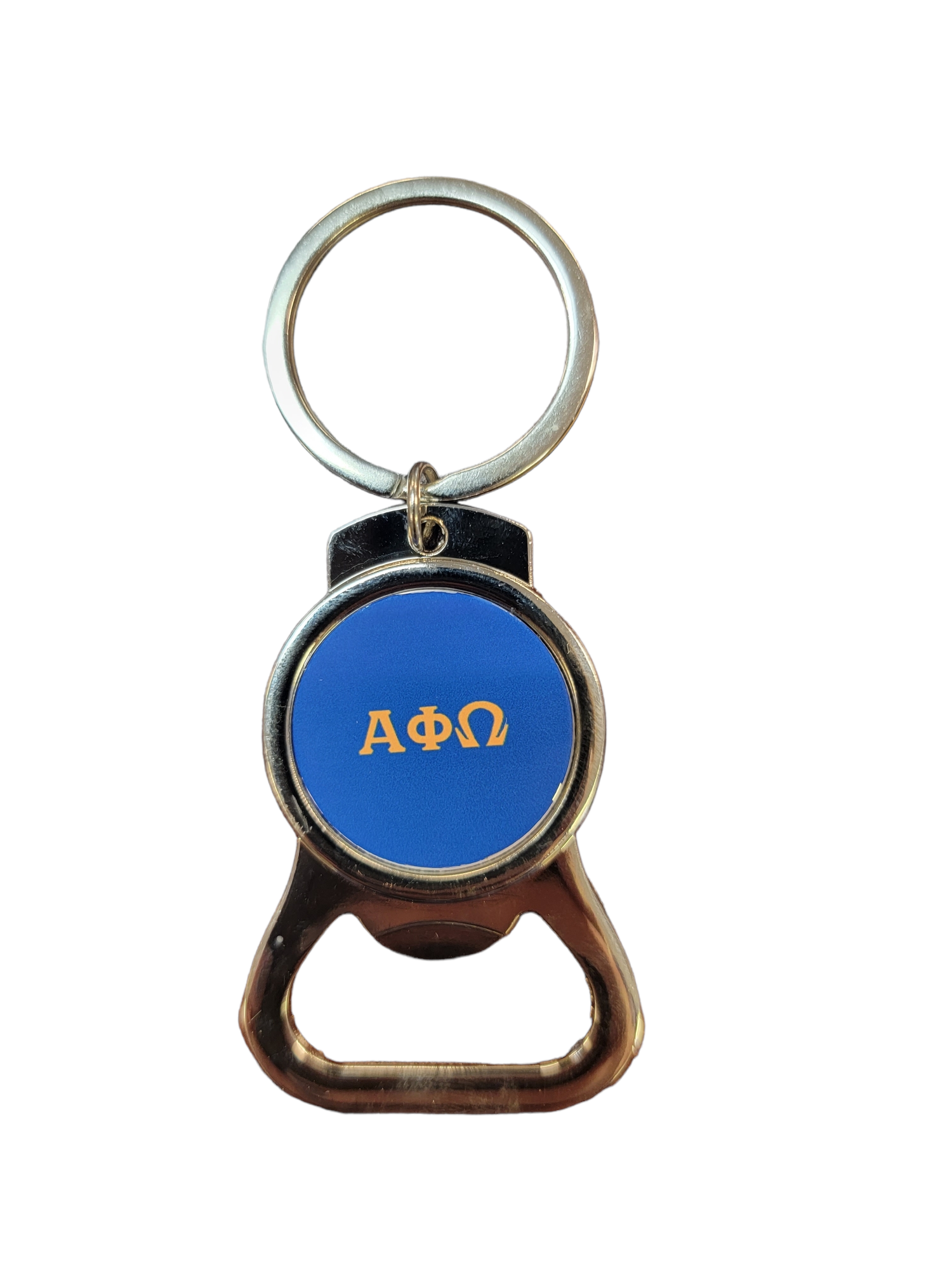 Alpha Phi Omega Keyring Bottle Opener