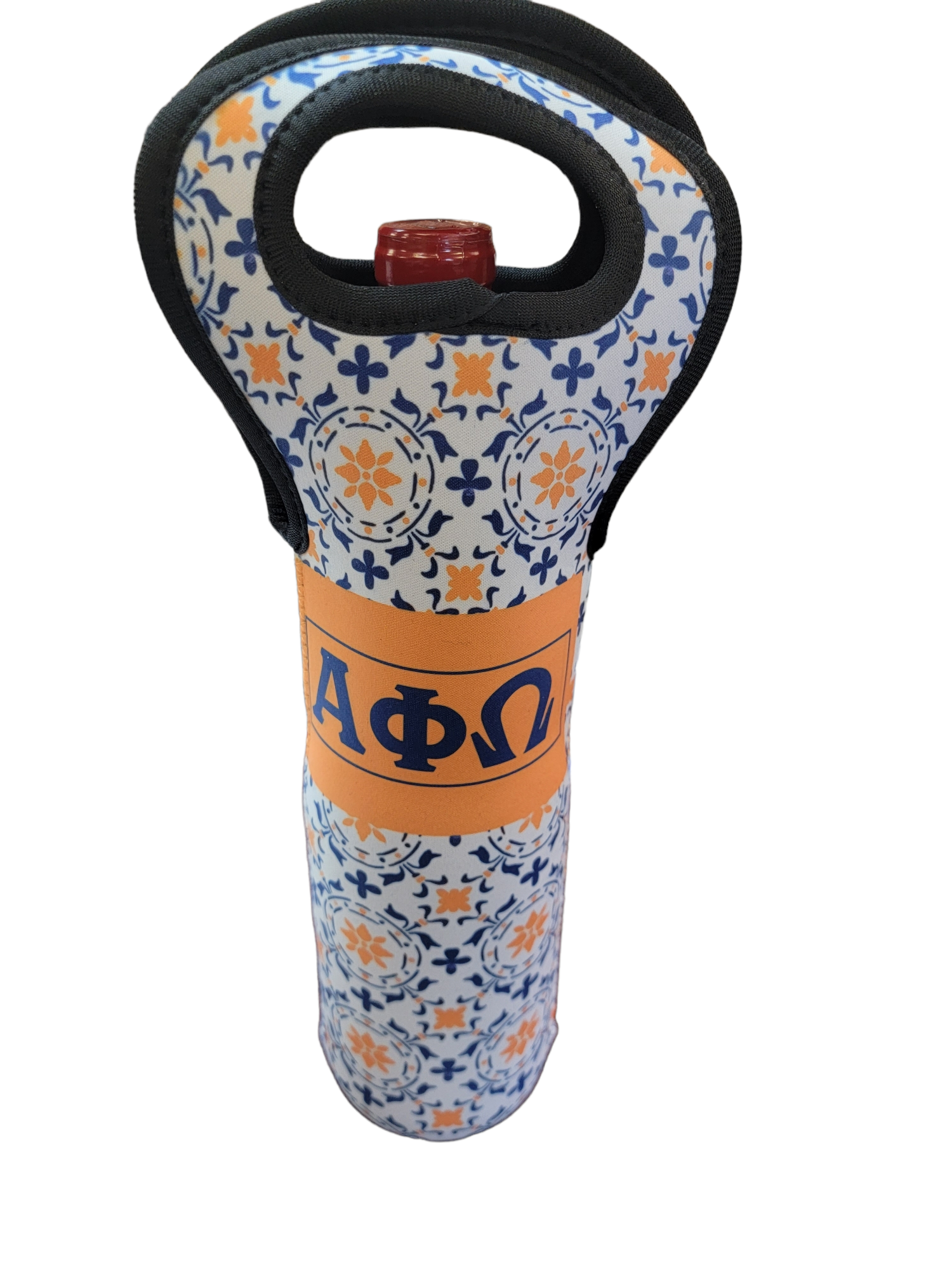 Alpha Phi Omega Wine Bottle Bag