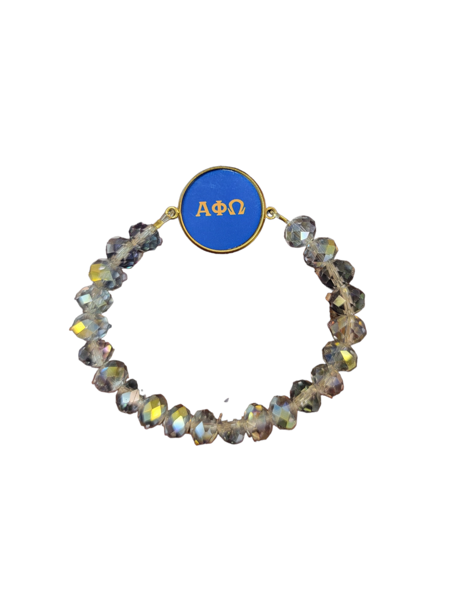 Alpha Phi Omega Crystal Bracelet