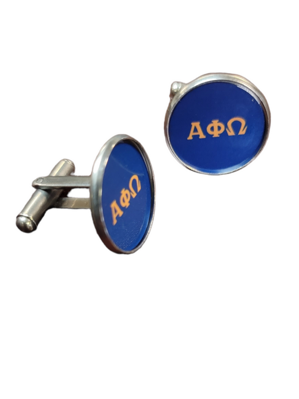 Show Your Alpha Phi Omega Pride With These Stylish Cuff Links | High-Quality Stainless Steel