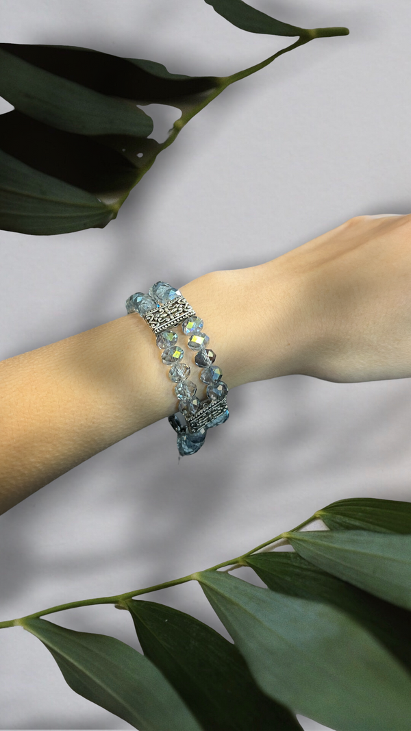 Clear Crystal Stack Bracelet