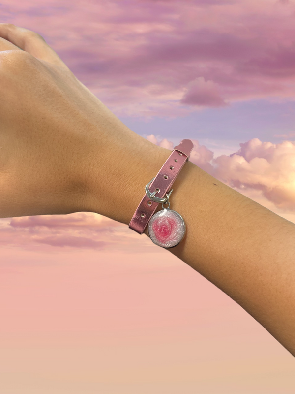 Breast Cancer Awareness Buckle Bracelet