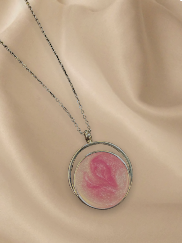 Pink Brest Cancer Awareness Necklace