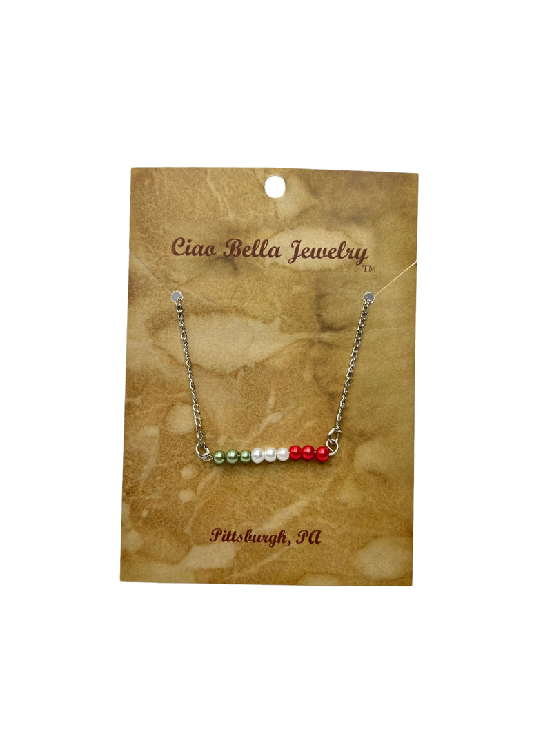 Italy Pride Pearl Necklace