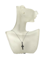 Silver Filigree Cross Necklace