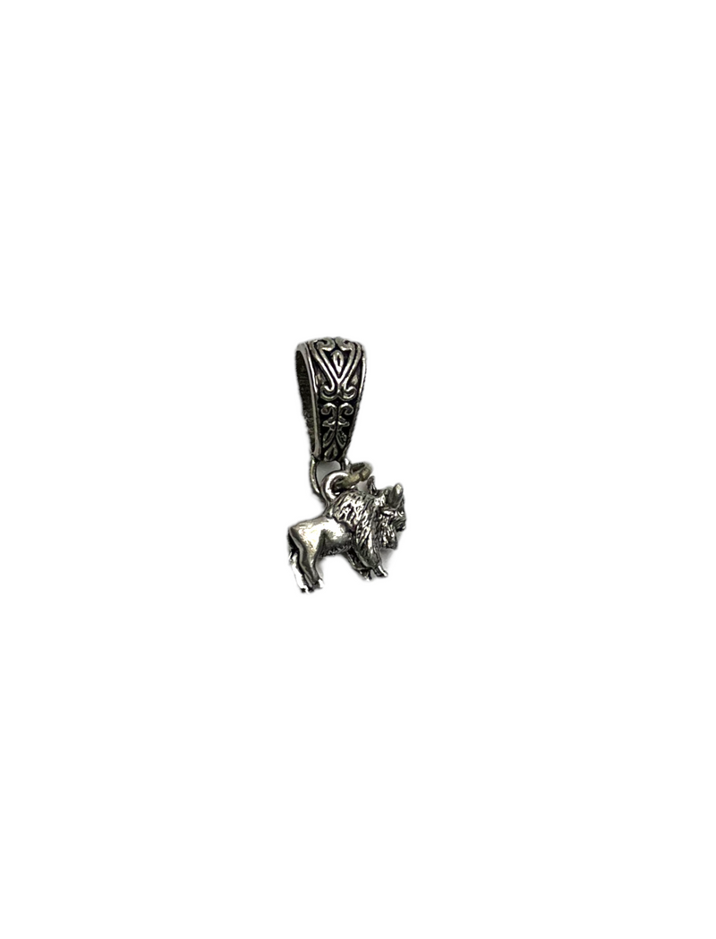 Pewter Bear Charm Necklace