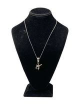 Pewter Giraffe Charm Necklace