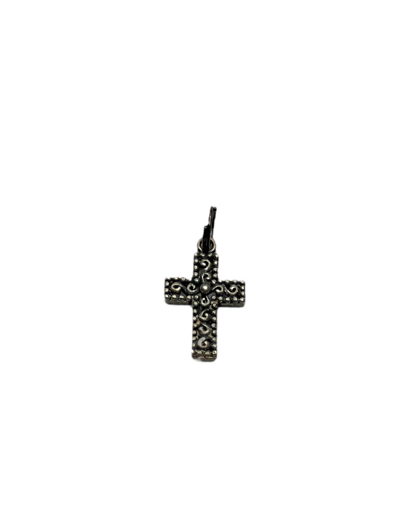 Silver Filigree Cross Necklace