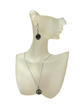 Pewter Yin and Yang Charm Necklace and Earring Set: A Symbol of Balance and Harmony