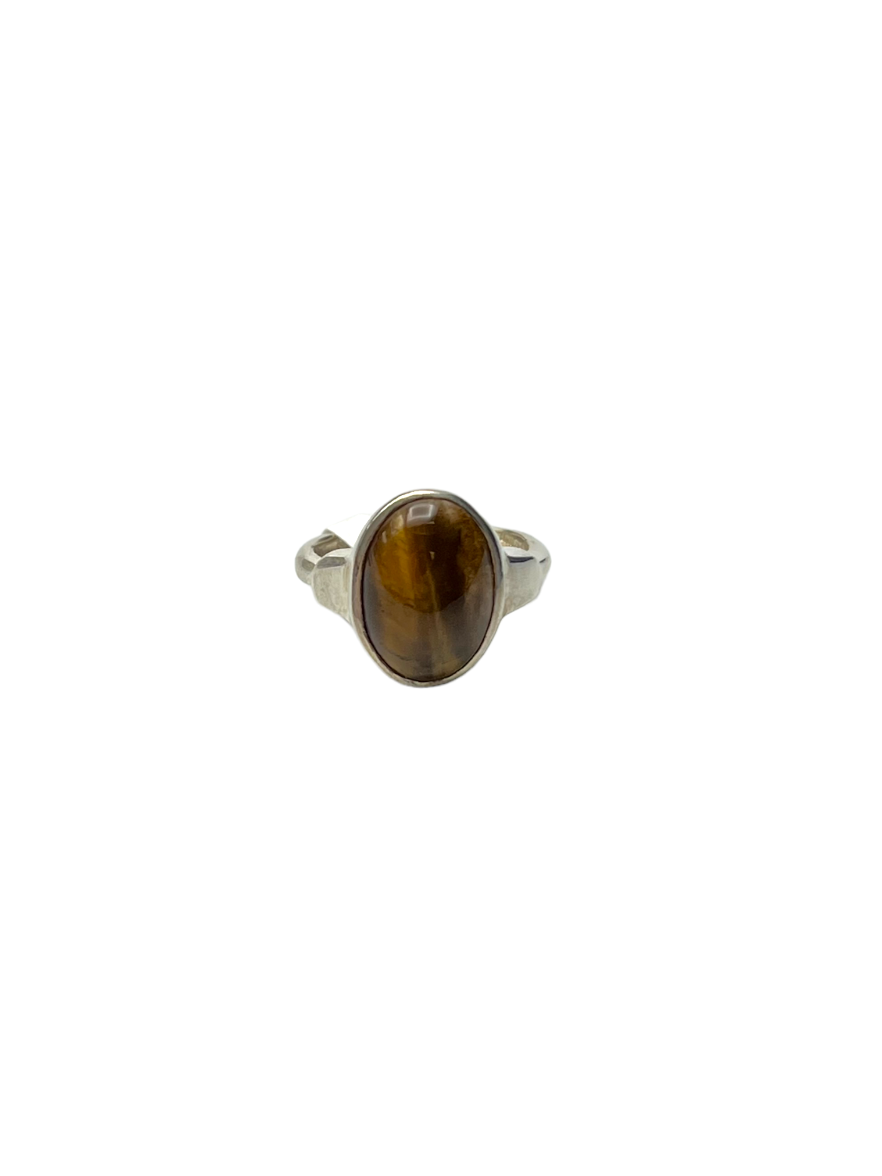 Tiger Eye Ring in Sterling Silver (Gift Boxed)