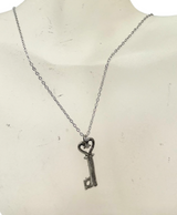 Pewter Victorian Key Necklace and Earring Set: A Charming and Thoughtful Gift for the Special Someone in Your Life