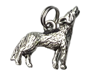 Pewter Wolf Necklace and Earring Set: A Wild and Mysterious Gift for the Animal Lover in Your Life