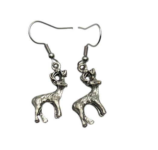 Sterling Silver Buck Deer Jewelry Set: The Perfect Gift for the Hunter in Your Life
