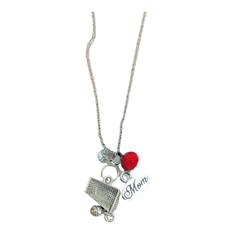 Personalized Soccer Charm Necklace for Soccer Mom, Player or Team