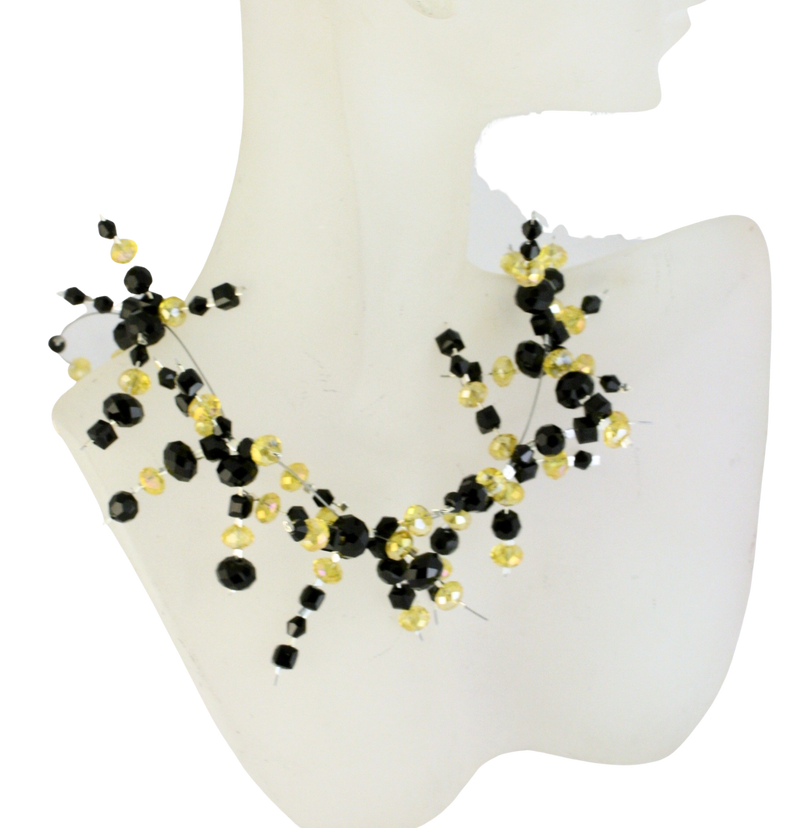 Stunning Handmade Starlight Spray Necklace