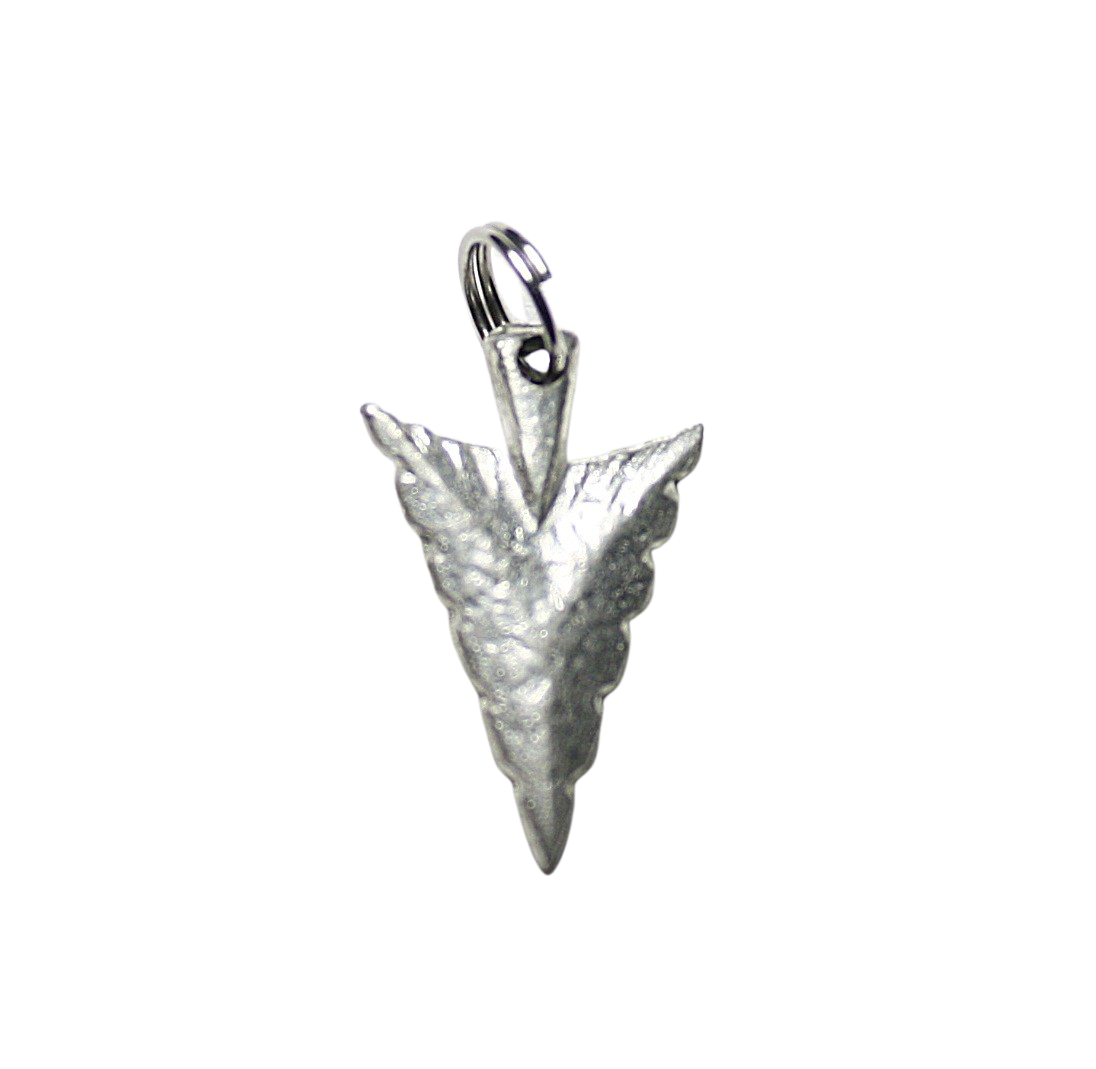 Silver Arrow Head Pewter Charm - DYI Jewelry Making | Made in USA