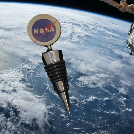 NASA Wine Bottle Stopper | Gift Boxed | Space Fan Gift