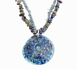 Blue Murano Glass Necklace