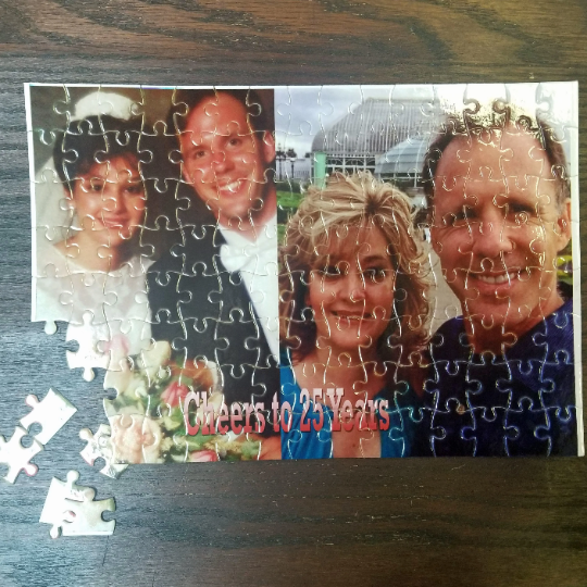 Personalized Photo Puzzle - Custom Wedding and Anniversary Gift