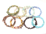 Chakra Minimal Gemstone Stack Bracelets