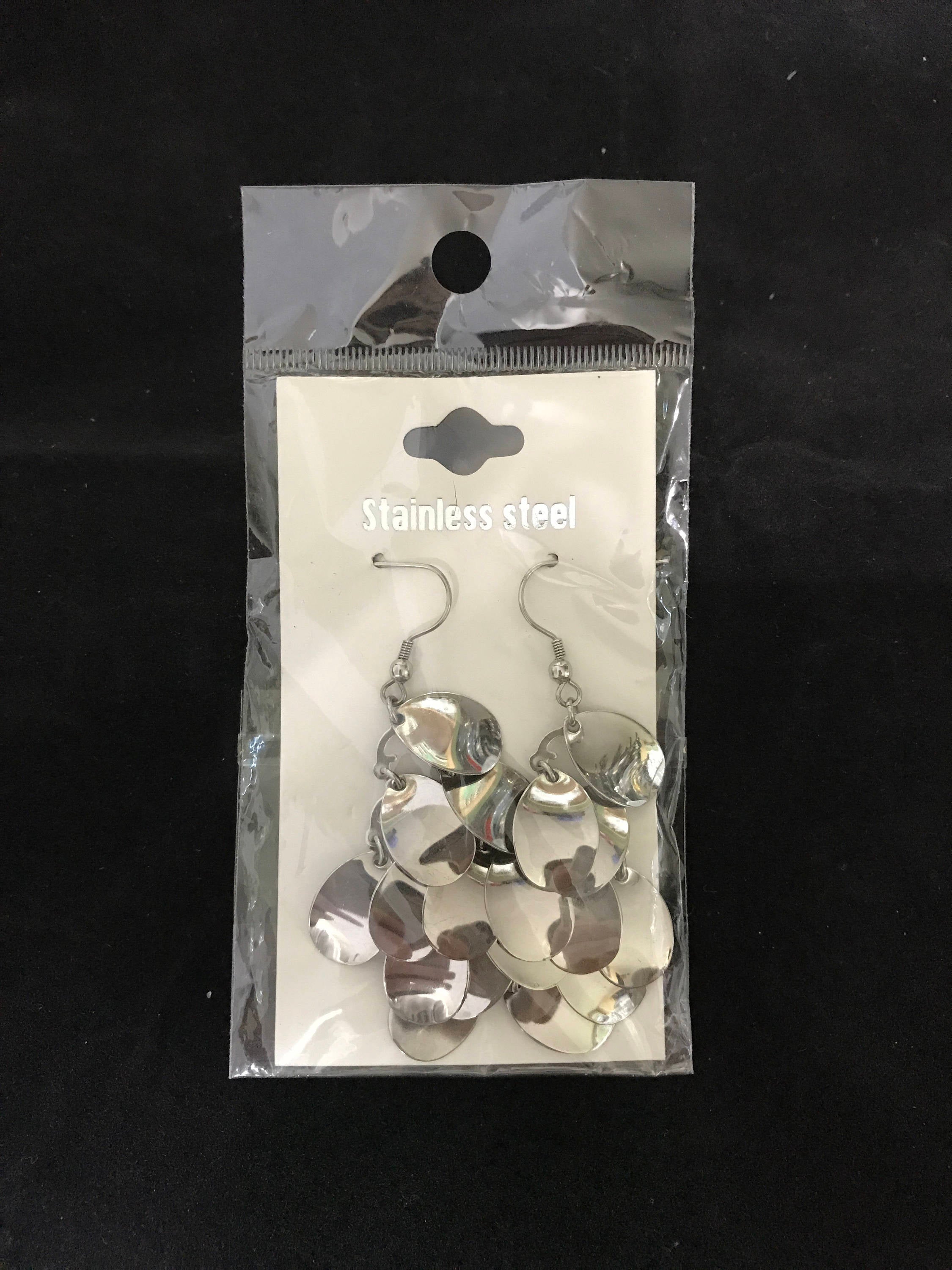 Dazzling Silver Chandelier Earrings