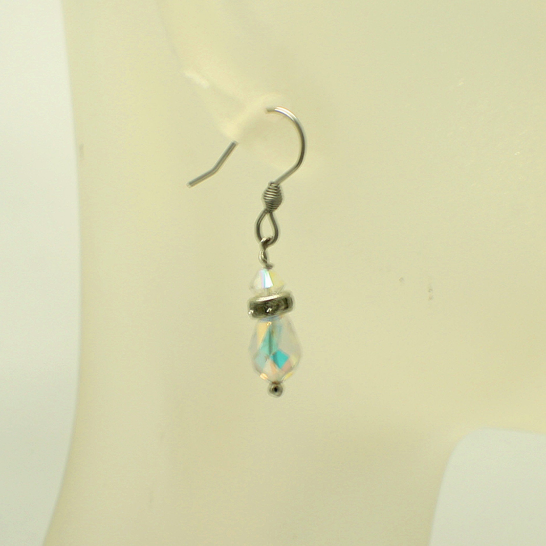Sparkling Bridal Teardrop Earrings with Austrian Crystals
