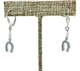 Horseshoe Earrings with Crystal Accents | A Lucky and Stylish Way to Add a Touch of Fashion to Your Outfit