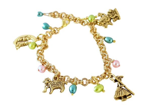 Childs Nursery Rhyme Charm Bracelet