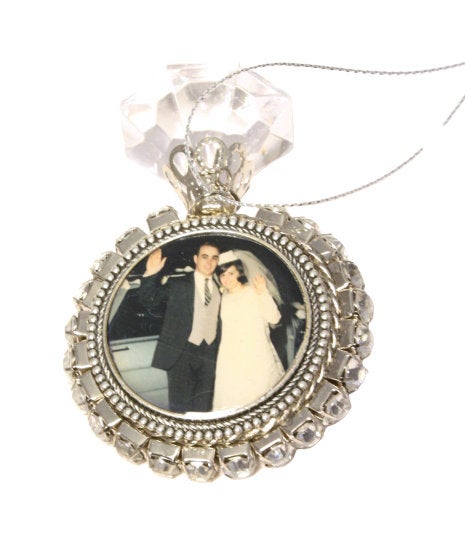 Personalized Photo Ornament: Capture Love's Milestones (Weddings, Anniversaries, Engagements)
