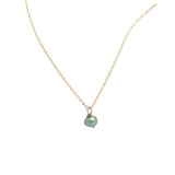 Rose Gold Turquoise Pearl Necklace